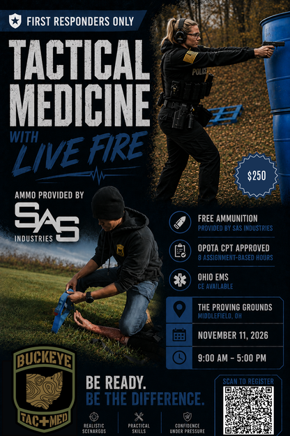 Tactical Medicine with Live Fire | First Responders ONLY |