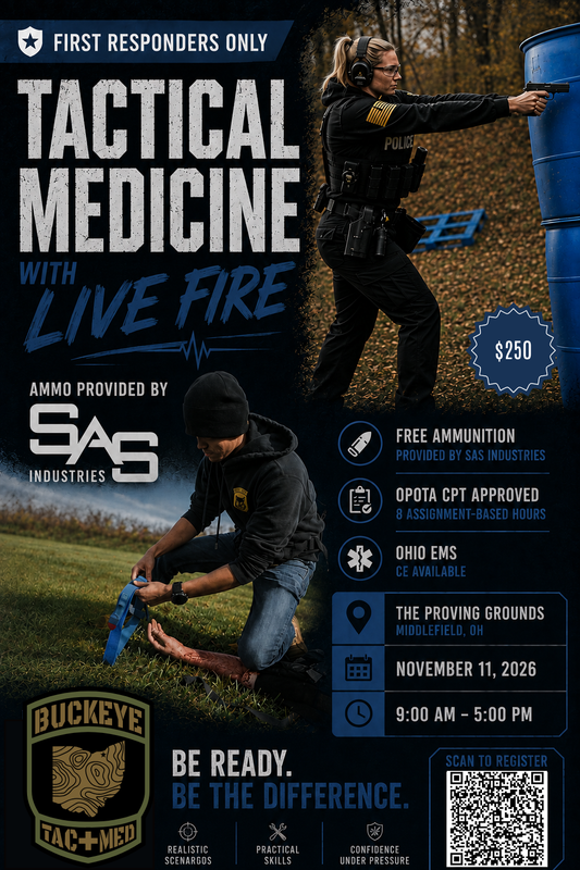 Tactical Medicine with Live Fire | First Responders ONLY |
