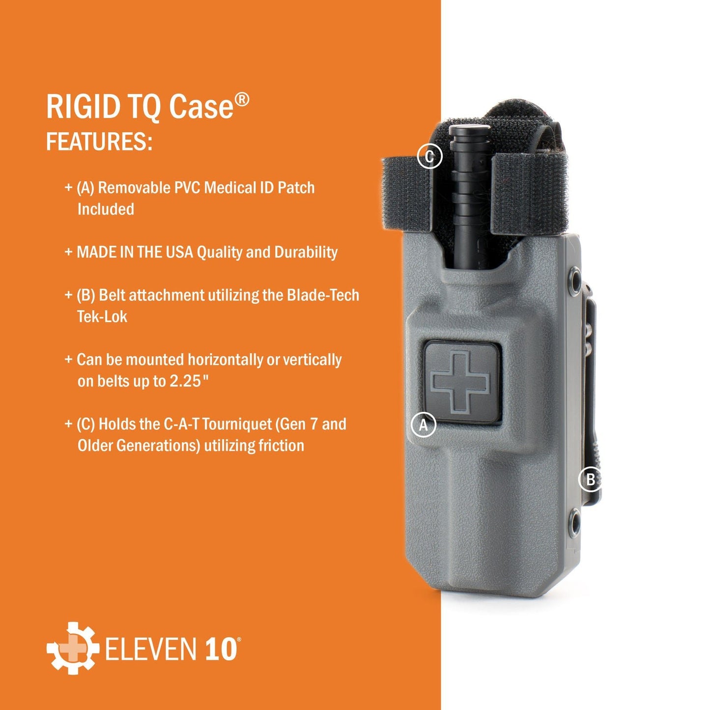 RIGID TQ Case® for C - A - T® (MOLLE Attachment) - Buckeye TacMed